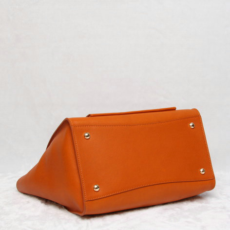 2014 Prada original grainy calfskin tote bag BN2626 orange for sale